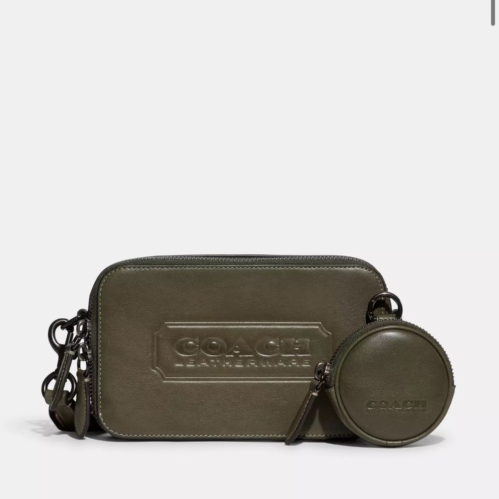 NWT Coach Charter Slim Crossbody with Coach Badge